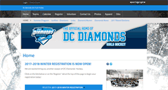 Desktop Screenshot of dcdiamonds.org